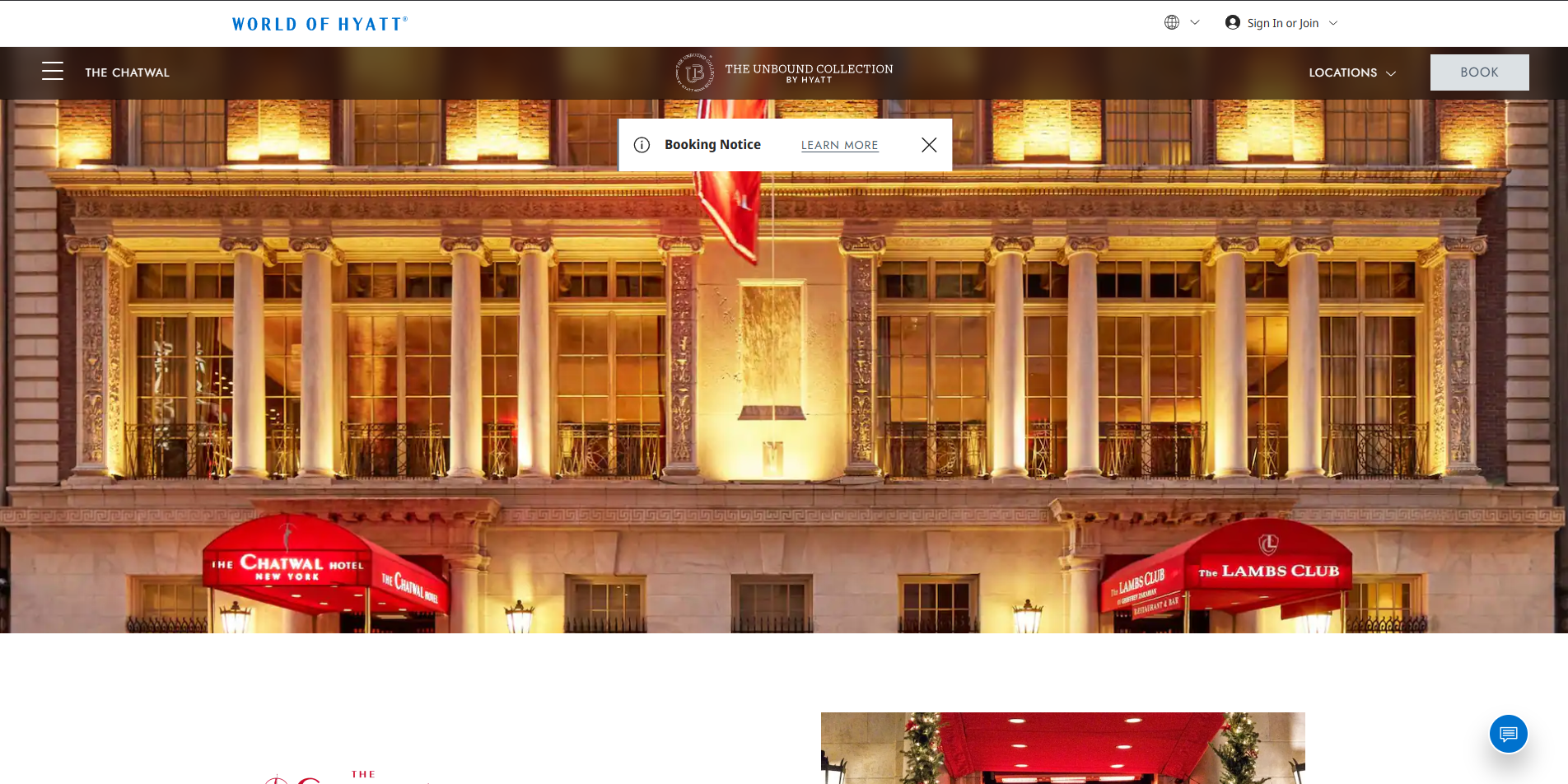 Hyatt — The Chatwal