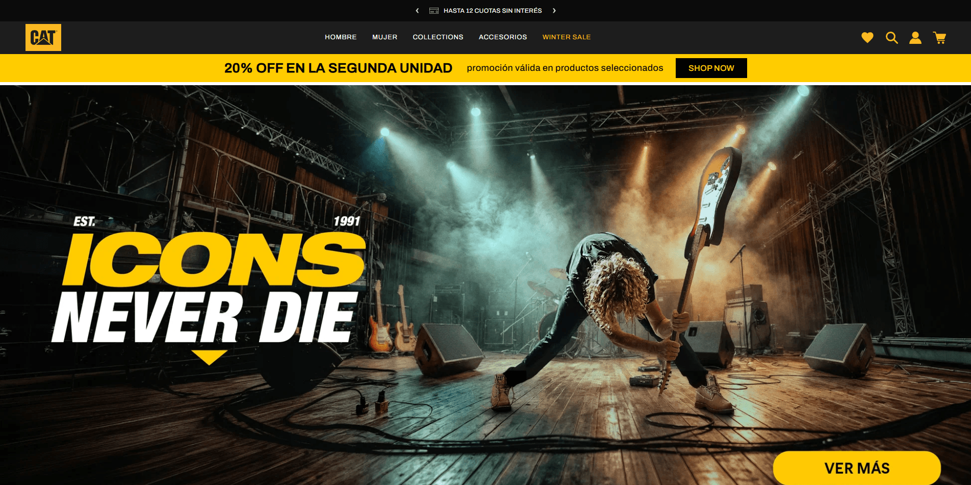 Caterpillar — website screenshot 1