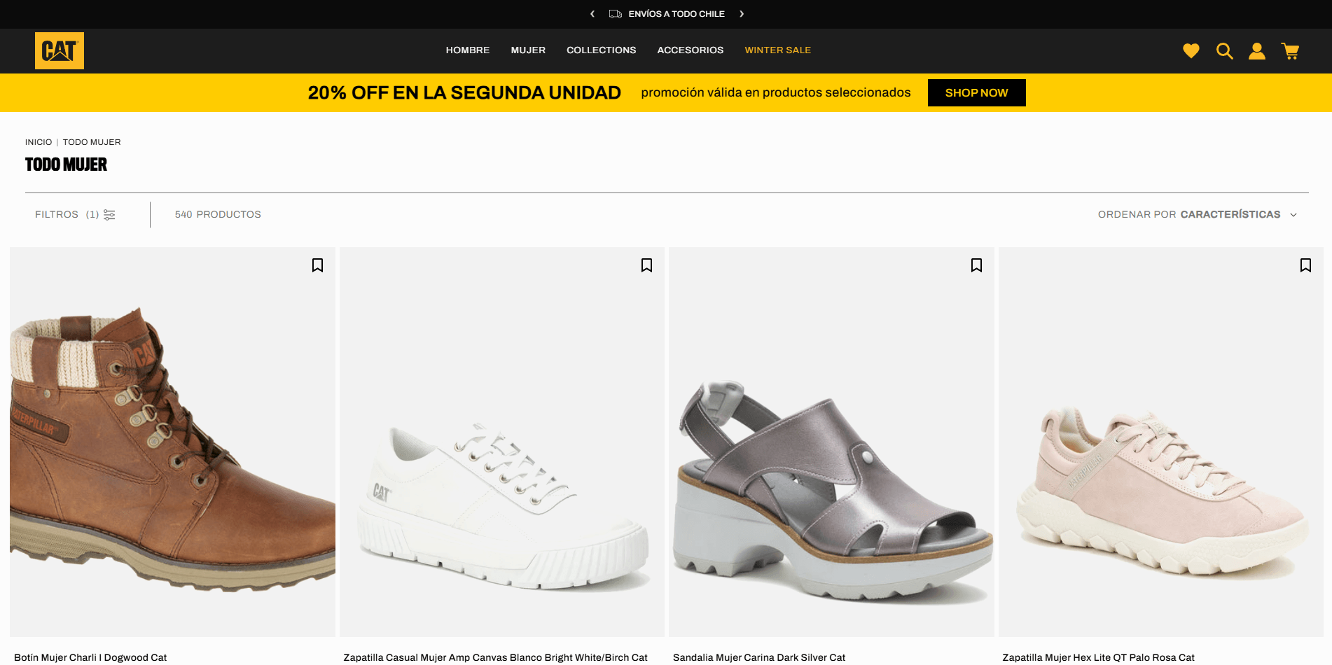 Caterpillar — website screenshot 2