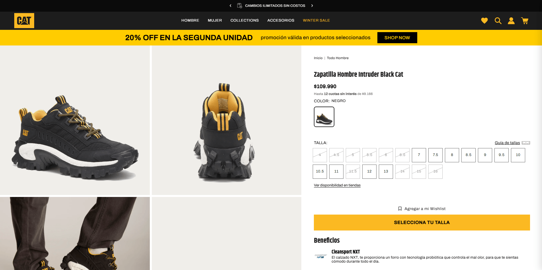 Caterpillar — website screenshot 3